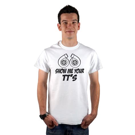 Funny Jdm Show Me Your Tts Twin Turbo Boost Mens T Shirt