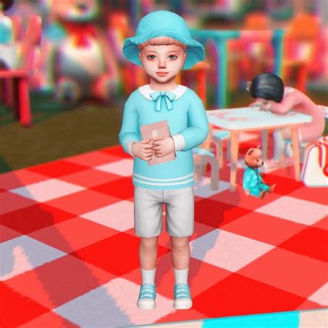 Toddler Pose N06 Accessories At Qvoix Escaping Reality Sims 4 Updates