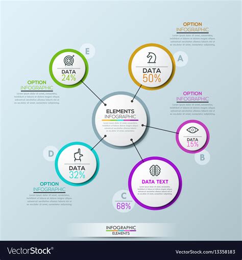 Company Infographic Overview Design Royalty Free Vector