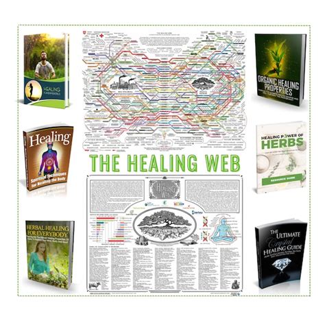 The Healing Web Poster Print Etsy