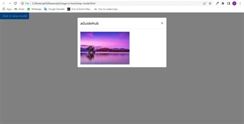 How To Display Image In Bootstrap Modal AGuideHub