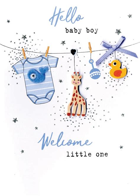 Welcome Baby Boy Printable