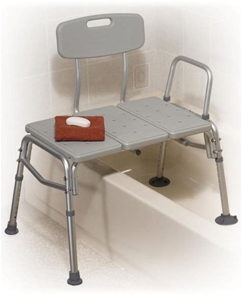 It has a modern design that, unlike traditional transfer benches, will effortlessly blend into the style of your bathroom. Plastic Shower Transfer Bench | Bath & Shower Chairs ...