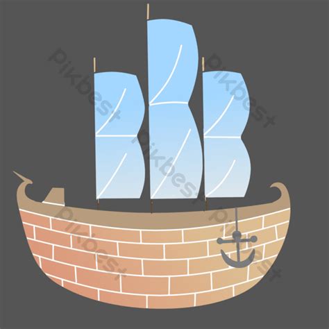 Gambar Kapal Layar Kartun Gambar Ilustrasi Perahu Layar Kartun Yang