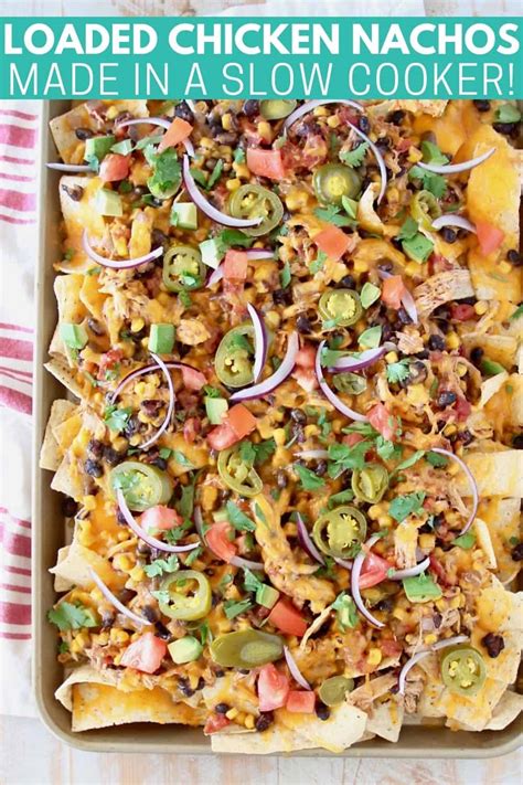 Chicken Nachos Crock Pot Recipe