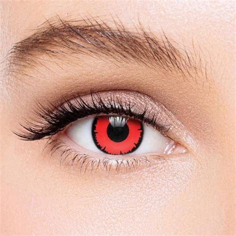 Kateeye Red Angelic Vampire Colored Contact Lenses