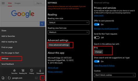 How To Change The Default Search Engine In Microsoft Edge On Windows 10