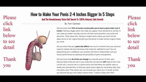 Fastest Way To Grow Your Penis 💖how To Naturally Enlarge Your Penis Ii Simple Secrets To Gro