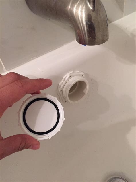Plumbing How To Attach An Overflow Cover In A Bathtub With No Access Panel Love And Improve Life