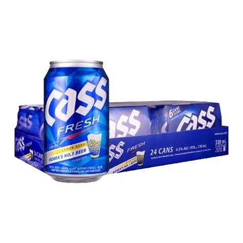 korea cass beer 355ml 500ml sell by carton shopee malaysia