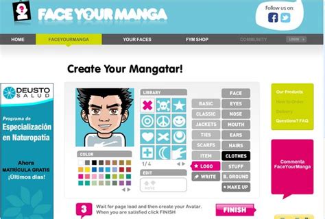 Faceyourmanga Crea Un Avatar De Estilo Manga Soft And Apps