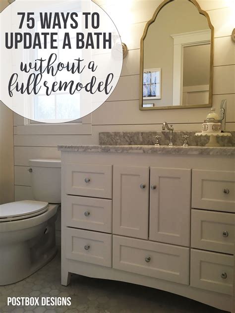 Free Guide 75 Ways To Update Your Bathroom Postbox Designs E Design