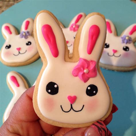 Made These Easter Bunny Cookies Sugar Cookie Royal Icing Icing
