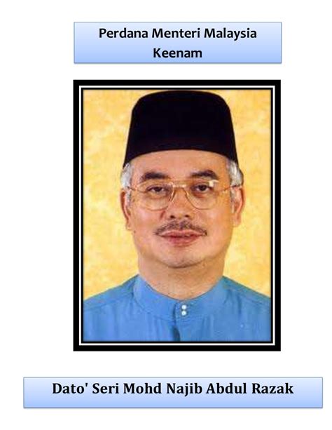 Senarai nama perdana menteri serta bekas perdana menteri malaysia ini mengandungi nama penuh, gambar, tarikh lahir serta tarikh meninggal dunia, gelaran, dan tarikh mula serta tamat memegang jawatan. Perdana menteri malaysia