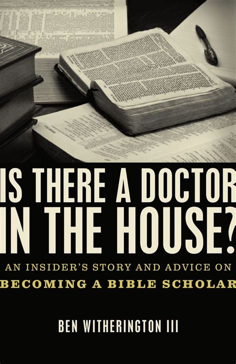 Read Is There A Doctor In The House Online By Ben Witherington Iii