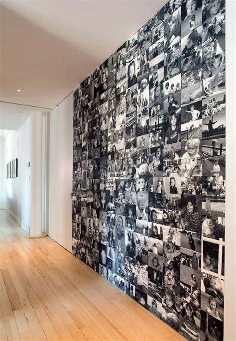 Below you'll find lots of it. Photo Wall Collage Without Frames: 17 Layout Ideas