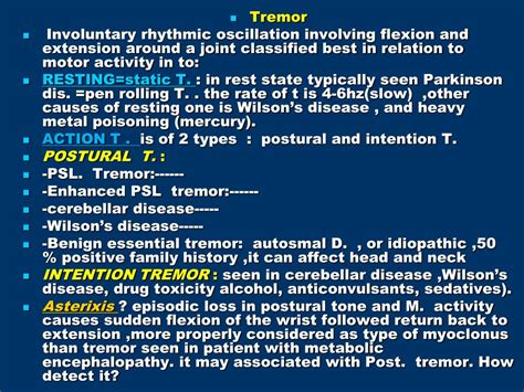 Ppt Extrapyramidal Disorder And Movement Disorder Powerpoint