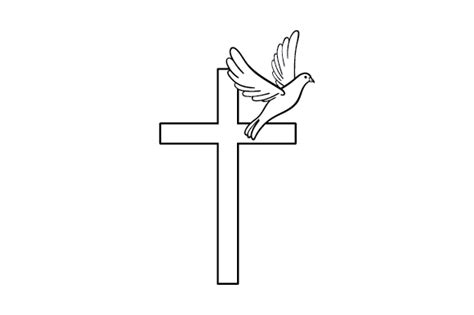 Download Cross With A Dove Svg File The Best Free Svg Files For