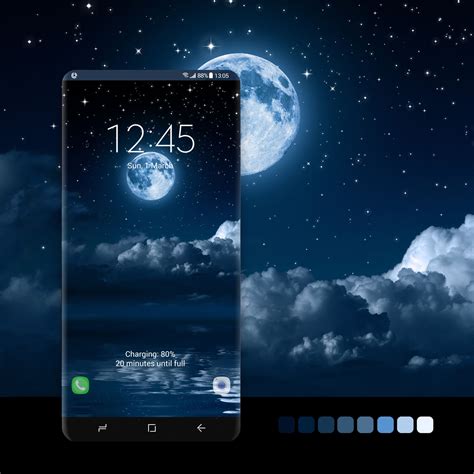 Dark Starry Night Samsung Galaxy Wallpaper Android Samsung Galaxy