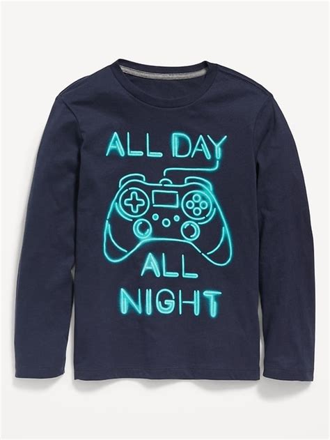 Old Navy Long Sleeve Graphic T Shirt For Boys