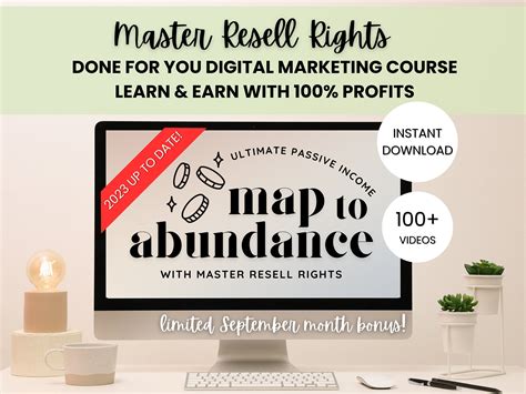 Master Resell Rights The Roadmap To Riches Digital Marketing Etsy