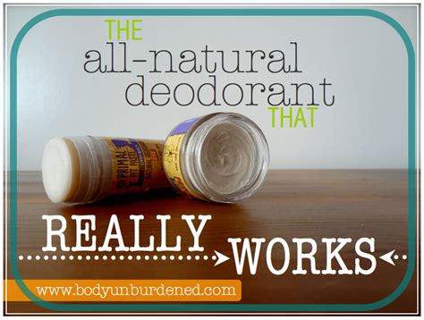 The All Natural Deodorant That Really Works
