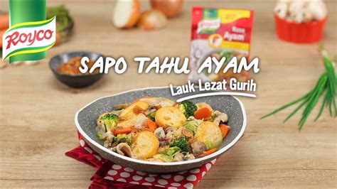 Awalnya makanan ini dikenal sebagai masakan bagi para vegetarian karena bahan yang digunakan. Resep Sapo Tahu Ayam - YouTube