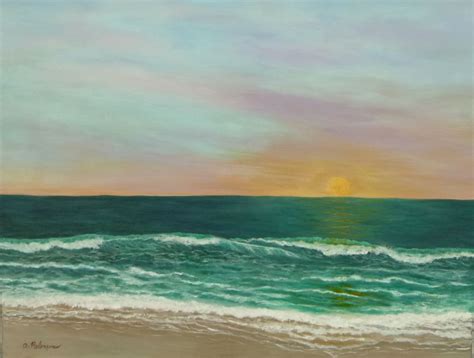Florida Beach Painting Coastal Fine Art Paintings By Amber Palomares