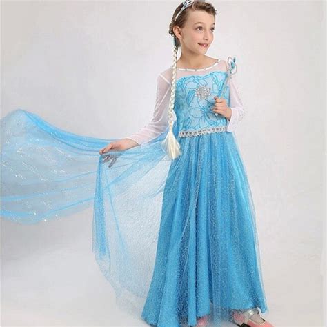 الأطفال الأميرة فتاة اللباس الاطفال آنا إلسا ازياء فساتين للفتيات ملكة الثلج طفل الفتيات ملابس