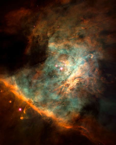 Center Of The Orion Nebula Orion Nebula Nebula Hubble Telescope