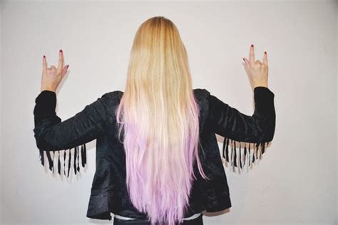 Chicks About Fashion Tutorial Dip Dye Your Hair With Color Rub