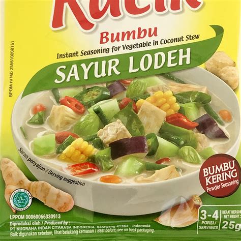 Buy Indofood Racik Sayur Lodeh Curry 088 Ounce Pack Of 24 Online At