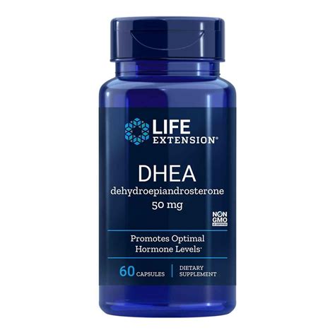 Comprar Dhea 50 Mg Life Extension 60 Cápsulas Tudo Vitaminas