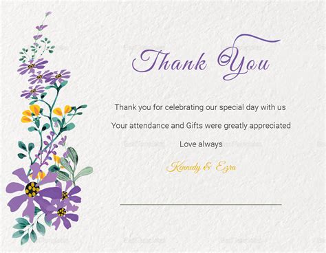 From baby showers to birthday gifts, deliver gratitude instantly with virtual thank you cards. Garden Thank You Card Template in PSD, Word, Publisher ...