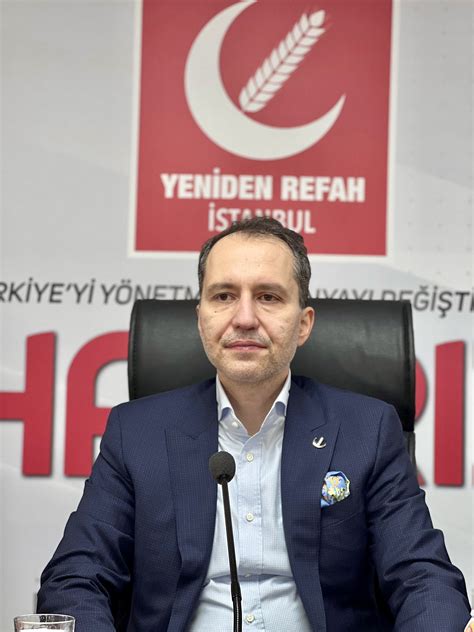 Yeniden Refah Partisi on Twitter Genel Başkanımız Dr Fatih Erbakan
