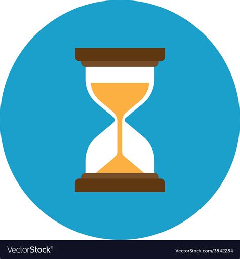 hourglass icon royalty free vector image vectorstock