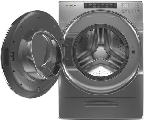 Best Buy Whirlpool 45 Cu Ft High Efficiency Stackable Front Load Washer With Steam And Load