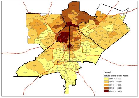 Zip Code Map Atlanta Maps Database Source Images And Photos Finder
