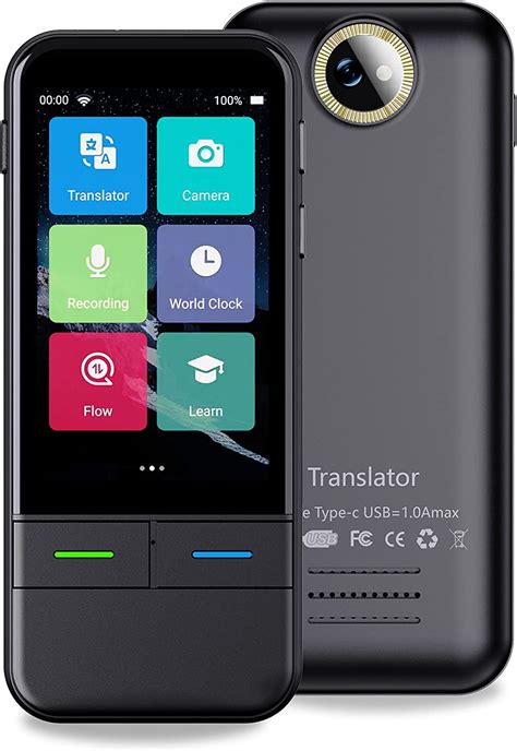 Language Translator Device Two Way Handheld Translator