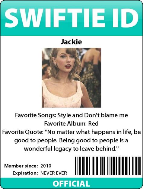 19 Best Swiftie Ids