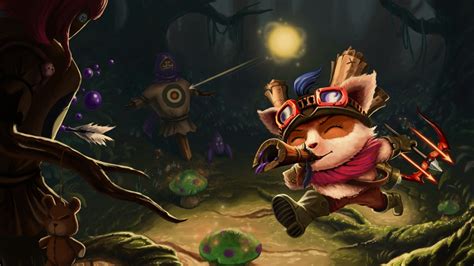 Teemo is by far the most hated champion in league of legends.why may you ask? Teemo - LoLWallpapers