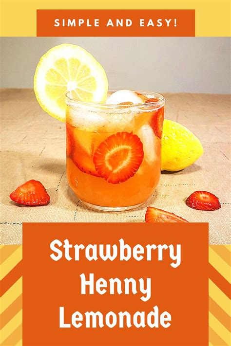 Strawberry Hennessy Drink Recipe Dimple Mchenry