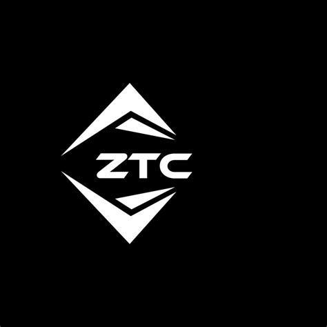 Ztc Abstract Technology Logo Design On Black Background Ztc Creative