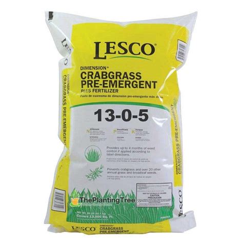 Lesco Fertilizer Plus Pre Emergent Herbicide 13 0 5 Plantingtree