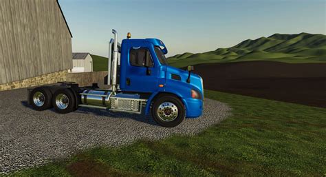 Freightliner Cascadia Day Cab V10 Fs19 Farming Simulator 2022 Mod