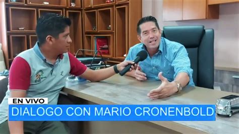 Mario Cronenbold Ser Leal Y Consecuente AsÍ Hablo El Ex Alcalde De