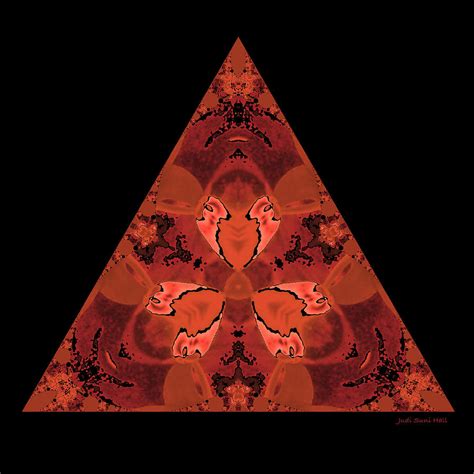 Copper Triangle Abstract Digital Art By Judi Suni Hall Fine Art America