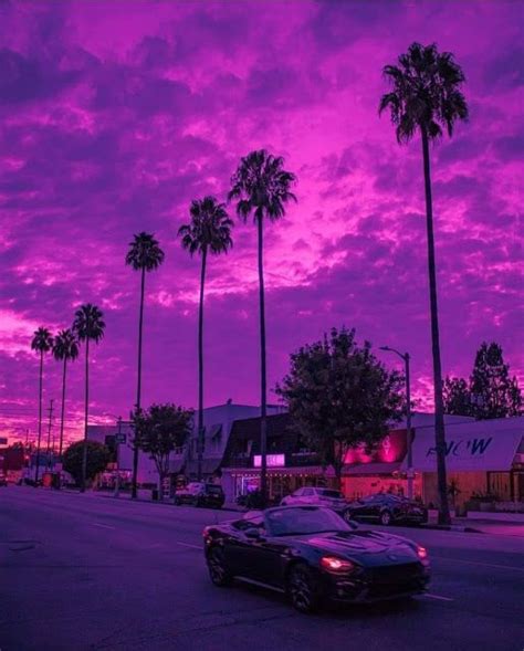 Beautiful Colorful Day And Night Aesthetic Sky Purple Wallpaper Dps
