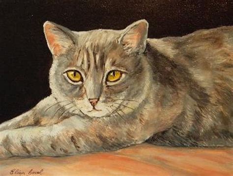 The Tabby Cat Art Print Animal Art Prints Of Portraits And Etsy