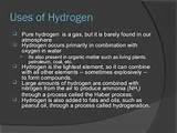 The Uses Of Hydrogen Gas